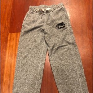 Roots gray boys sweatpants